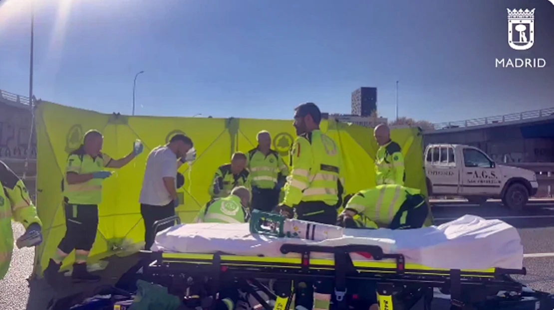 Accidente mortal: un joven sale despedido de su moto