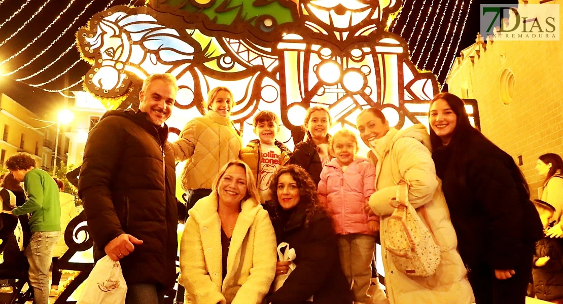 Comienza la Navidad en Badajoz: cientos de visitantes inauguran el encendido de luces