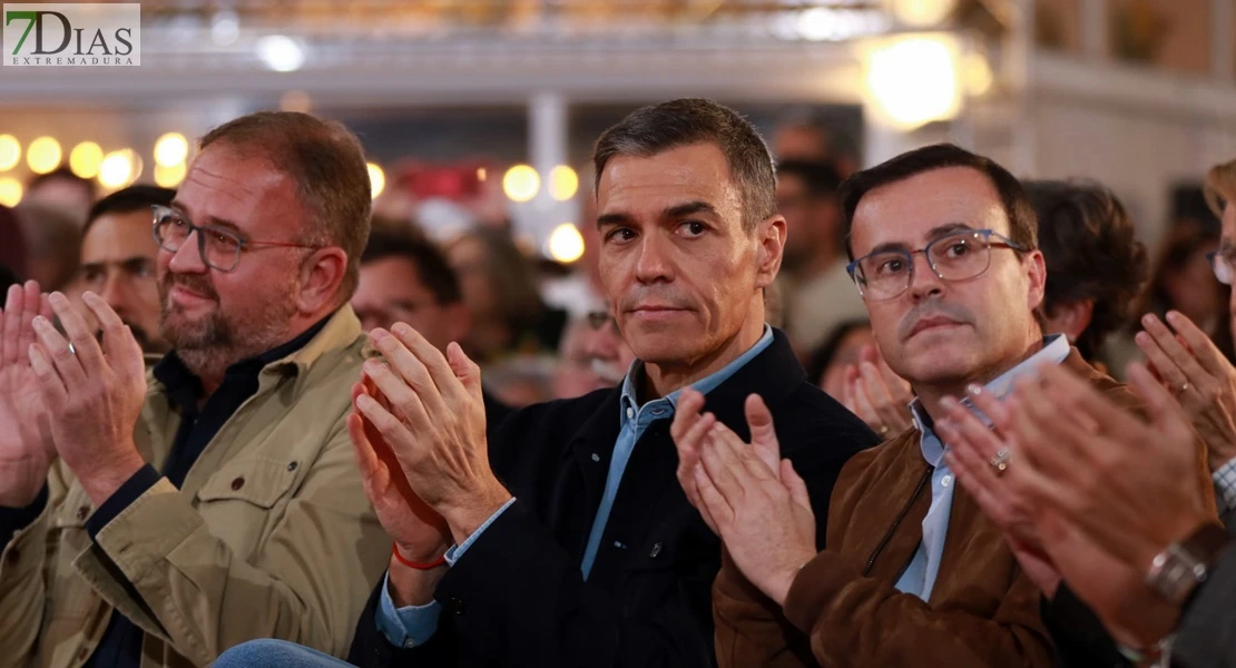 La visita de Pedro Sánchez a Extremadura en imágenes