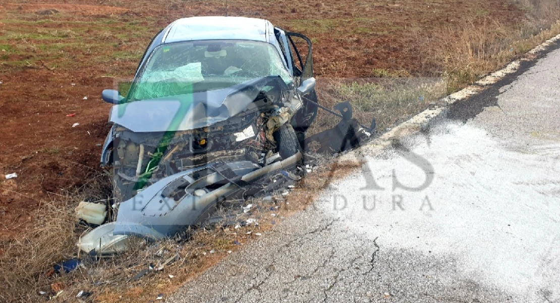 Múltiples heridos en un grave accidente en la provincia de Badajoz