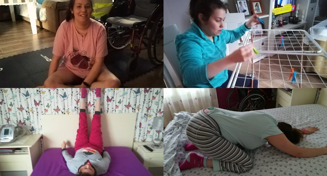 Ejercicios de rehabilitación.