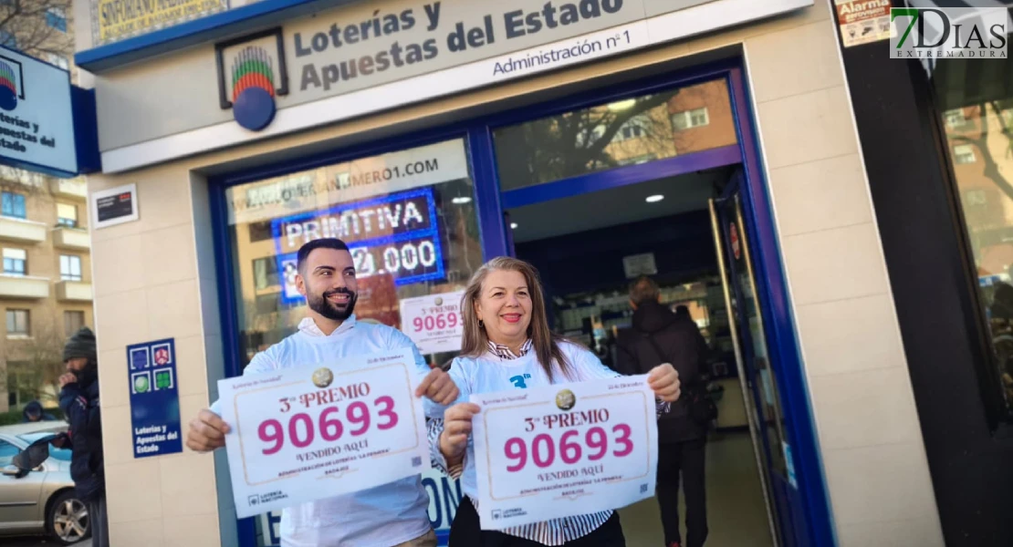 7Días entrevista al vendedor del Tercer Premio de la Lotería en Badajoz