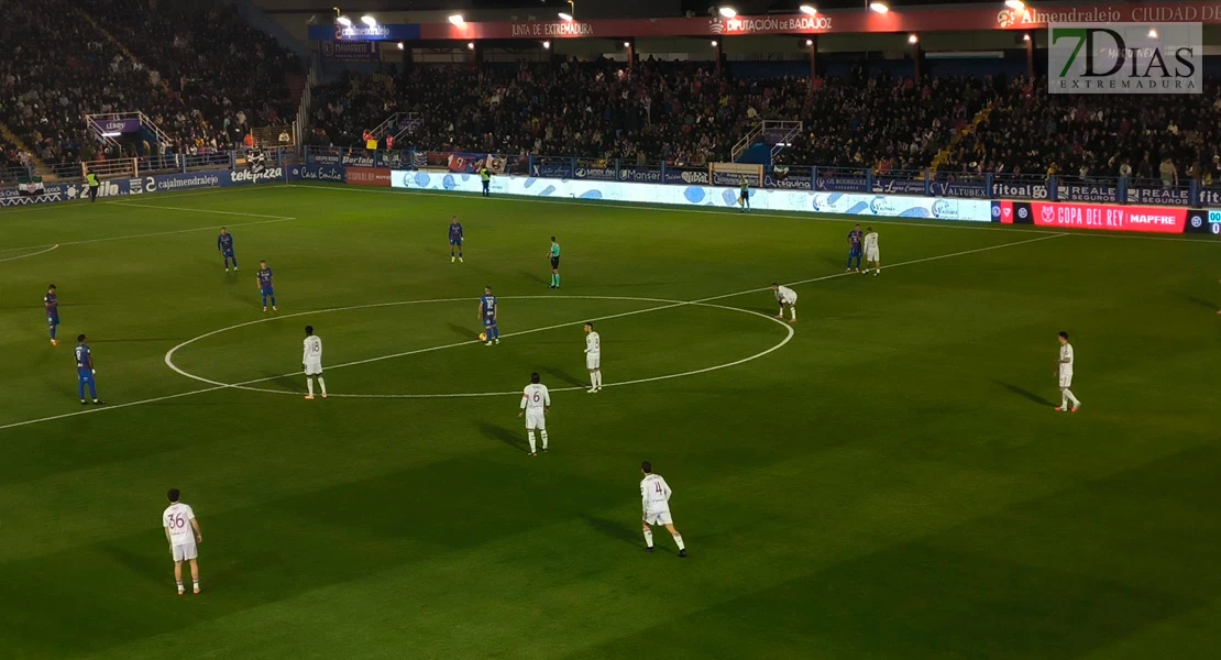 El Extremadura cae eliminado de la Copa del Rey dándolo todo