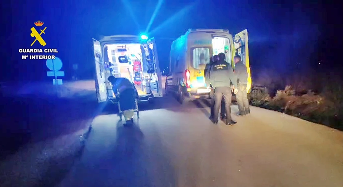 Rescatan a un hombre en el cauce del río Guadiana