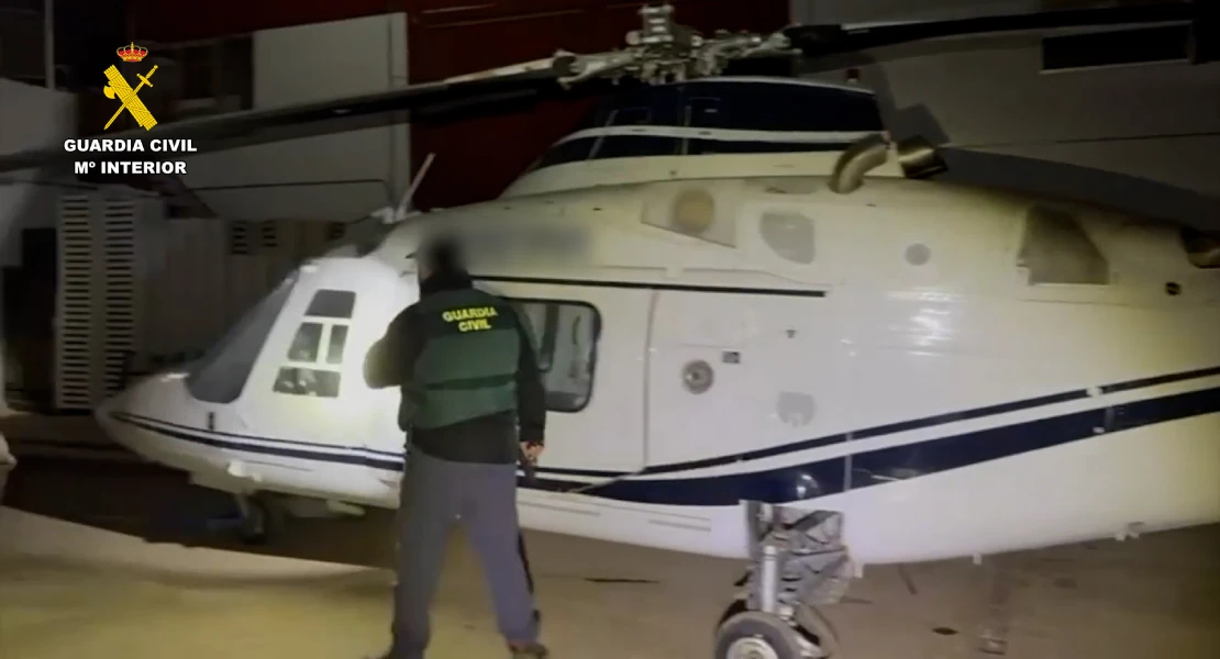 Introducían hachís en helicóptero desde Marruecos: hay varios detenidos