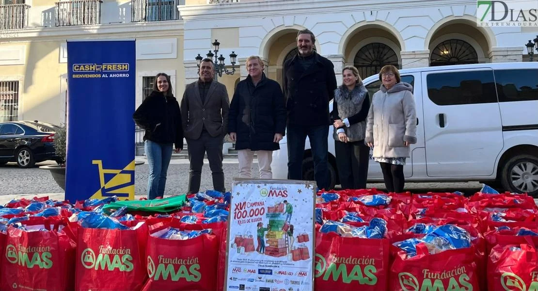 Badajoz arranca diciembre con una ola de solidaridad: ‘100.000 Kilos de Ilusión’ en cestas
