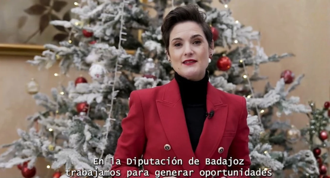 La Diputación de Badajoz desea unas felices fiestas a todos los pacenses