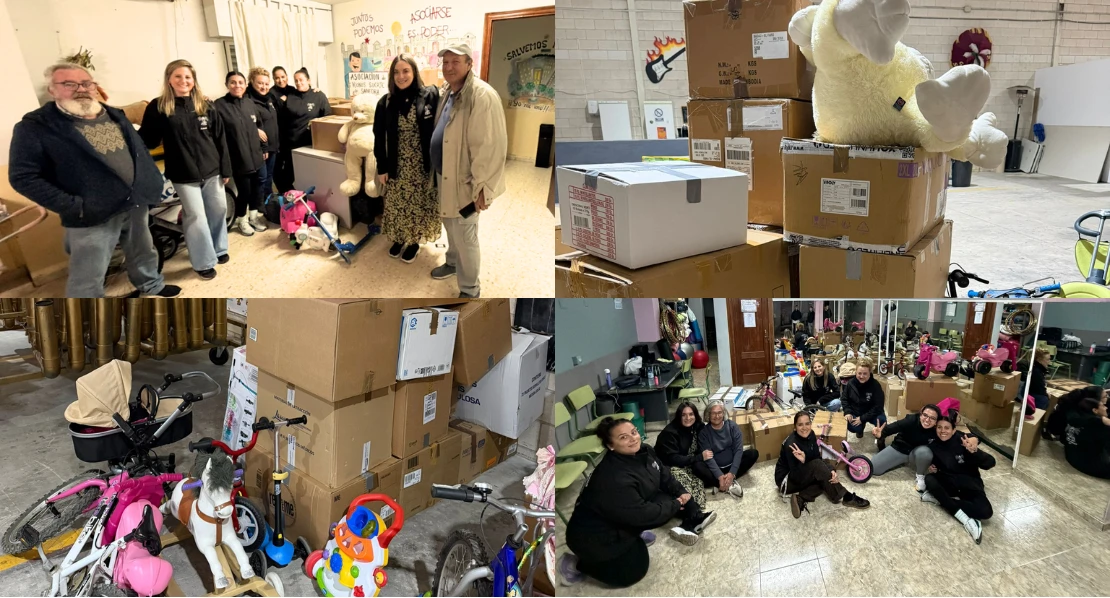 Caretos Salvavidas bate récords y consigue juguetes para cientos de niños en Badajoz