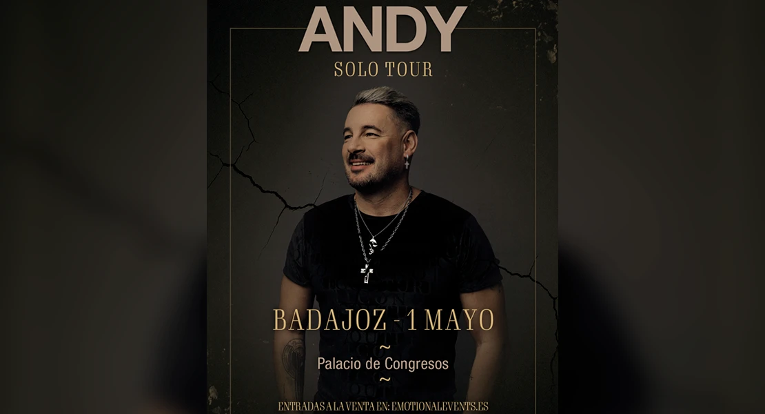 Andy presentará su nueva etapa en solitario en Badajoz