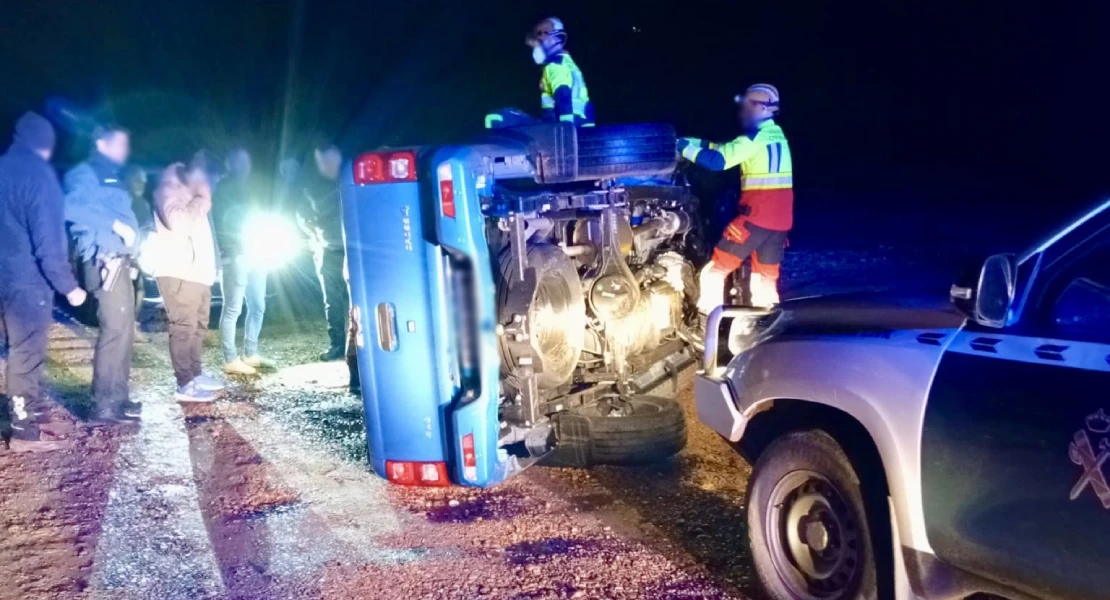Herido tras un accidente cerca de Montijo el día de Navidad