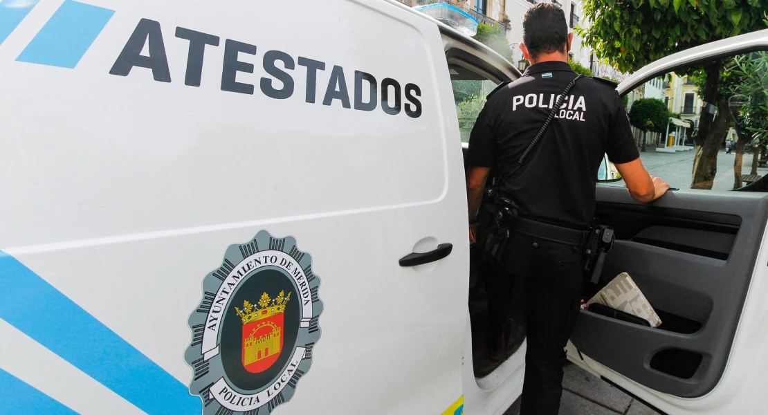 La Policía Local realiza varias intervenciones en Mérida