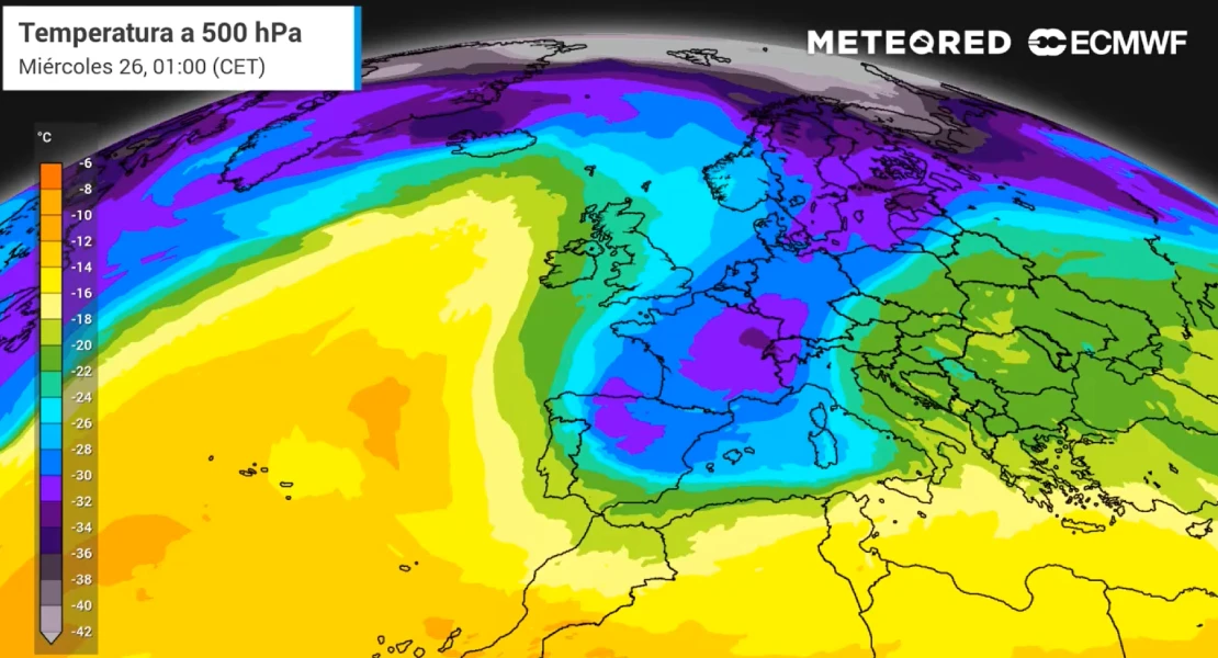 Una nueva ola de frío llega a la Península: anuncian nevadas durante los próximos días