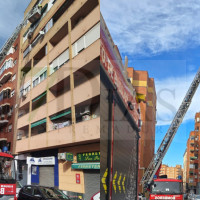 Un desprendimiento en Badajoz moviliza a los bomberos