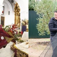 Gallardo va a coger aceitunas y Guardiola hace una ofrenda a la virgen en la jornada de reflexión