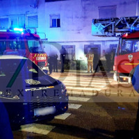 Incendio de vivienda en la barriada pacense de San Roque (BA)