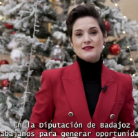 La Diputación de Badajoz desea unas felices fiestas a todos los pacenses