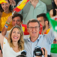 Feijóo refuerza la campaña del PP en Extremadura