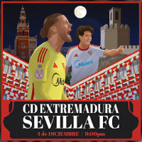 El Sevilla FC confunde Almendralejo con Badajoz y arden las redes sociales