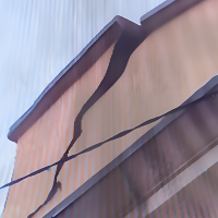 Se desprende parte de la cornisa de una casa en el centro de Badajoz