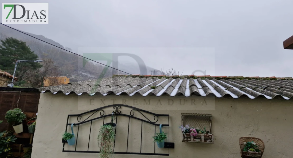 Comienza a nevar en Extremadura