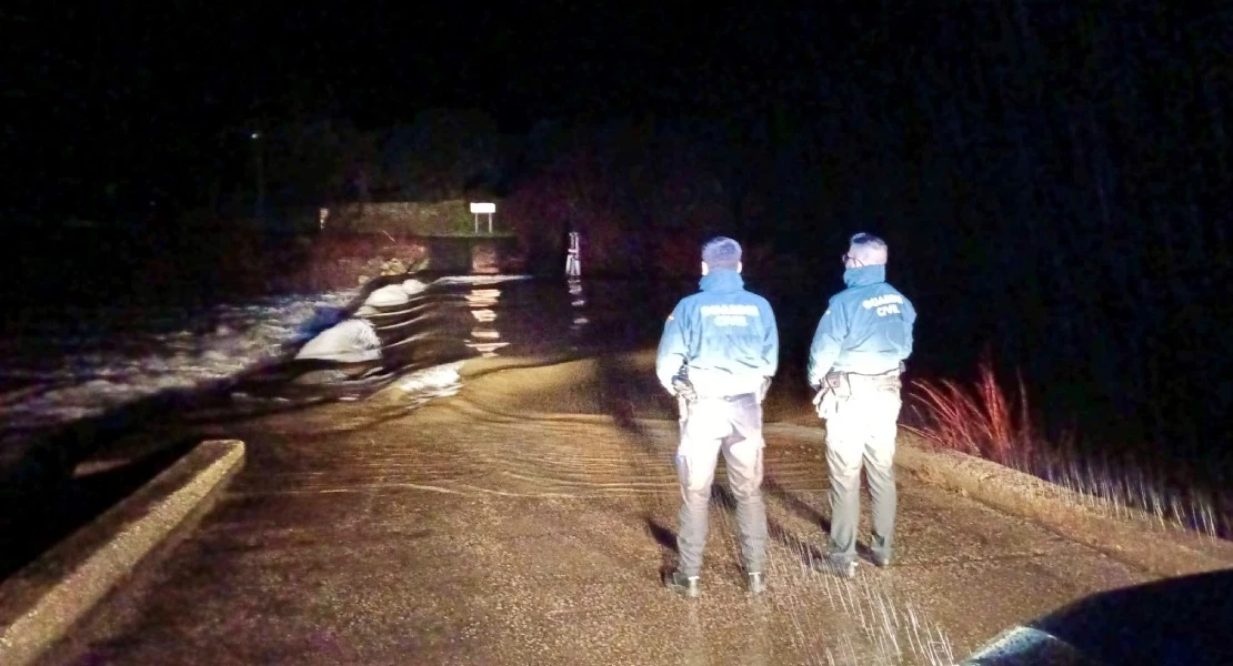 La lluvia, el viento y la nieve ponen en aviso al norte de Extremadura