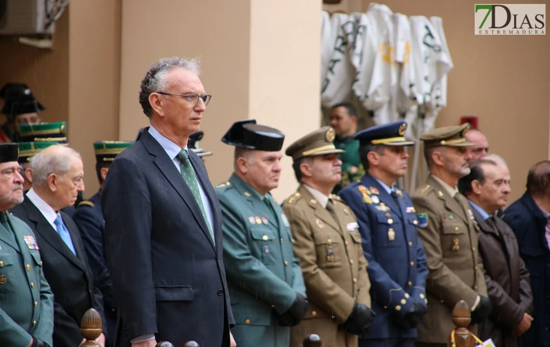 Badajoz despide al general de la Guardia Civil José Manuel Santiago Marín