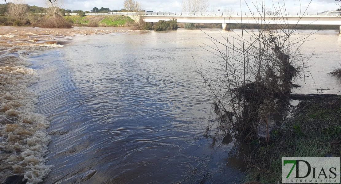 Badajoz y sus pedanías en alerta por las posibles crecidas