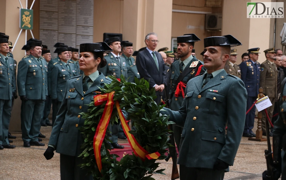 Badajoz despide al general de la Guardia Civil José Manuel Santiago Marín