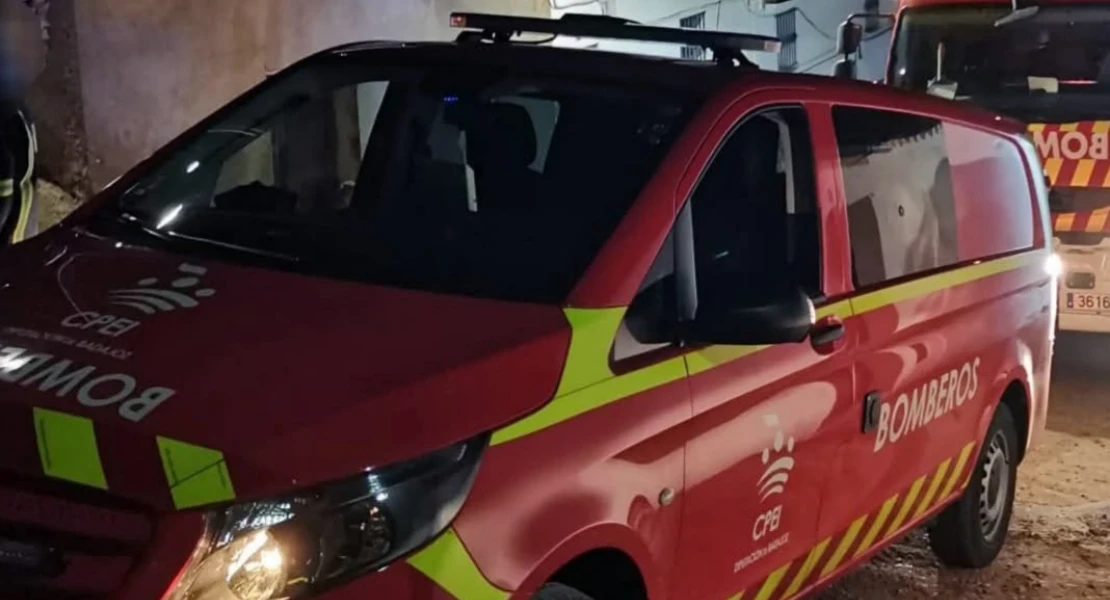 Vecinos de Alburquerque alertados durante la madrugada: "Se oían estallidos y había fuego"