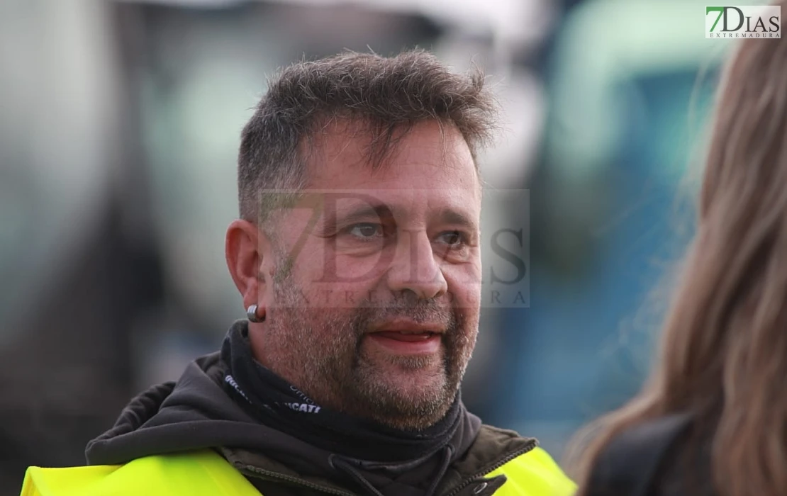 Imágenes de la tractorada en Extremadura para protestar por el acuerdo de Mercosur