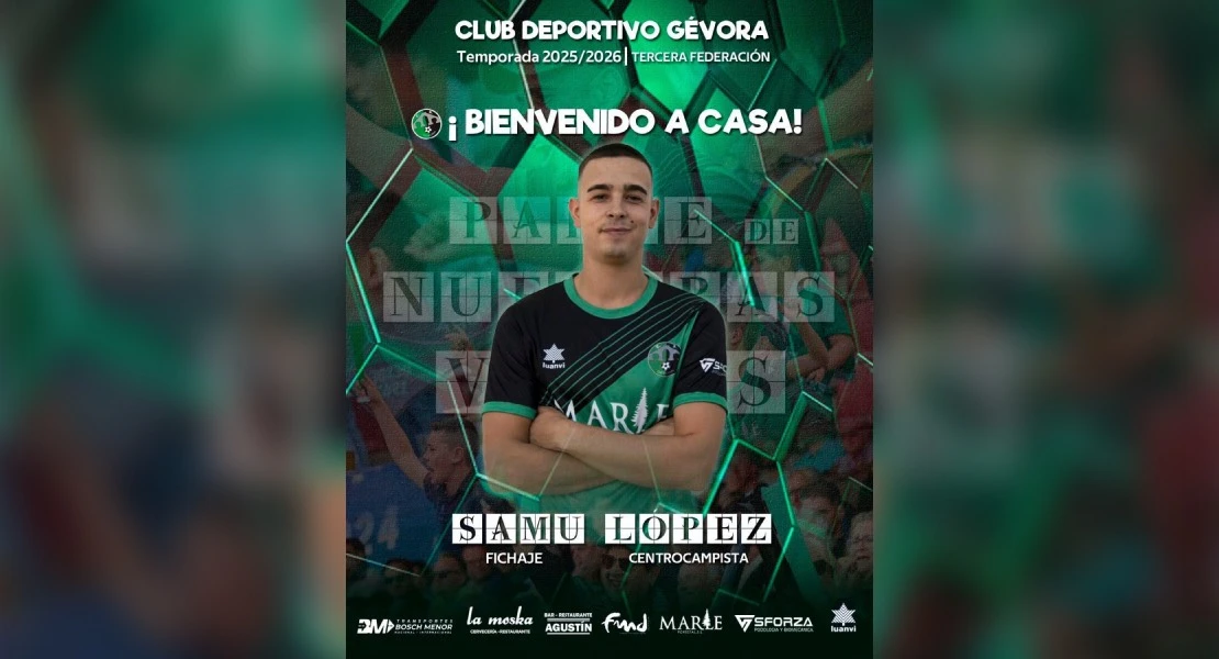 Samu López regresa al CD Gévora para reforzar el centro del campo