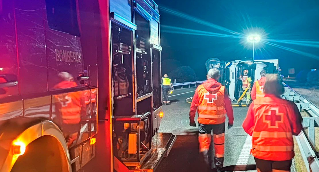 Corte total en la A-5 por un grave accidente