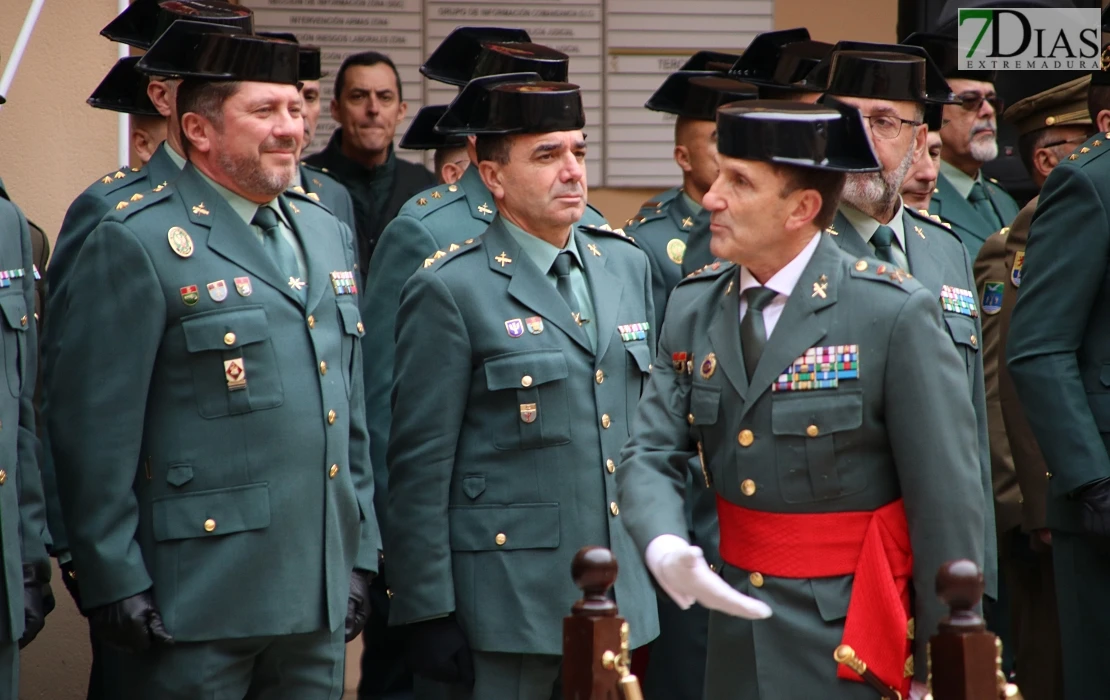 Badajoz despide al general de la Guardia Civil José Manuel Santiago Marín