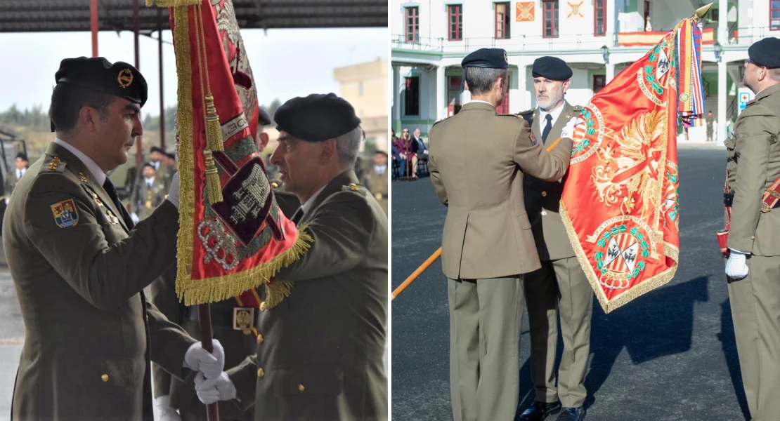 Nuevos jefes al frente de dos regimientos de la Brigada Extremadura XI