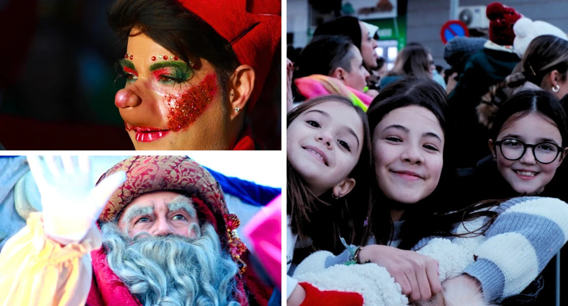 Miles de sonrisas reciben la cabalgata y a sus Reyes Magos en Badajoz
