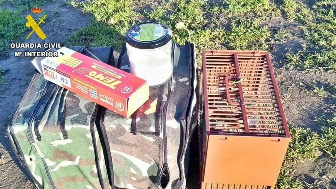 Sorprendido en Badajoz cazando con artes prohibidas