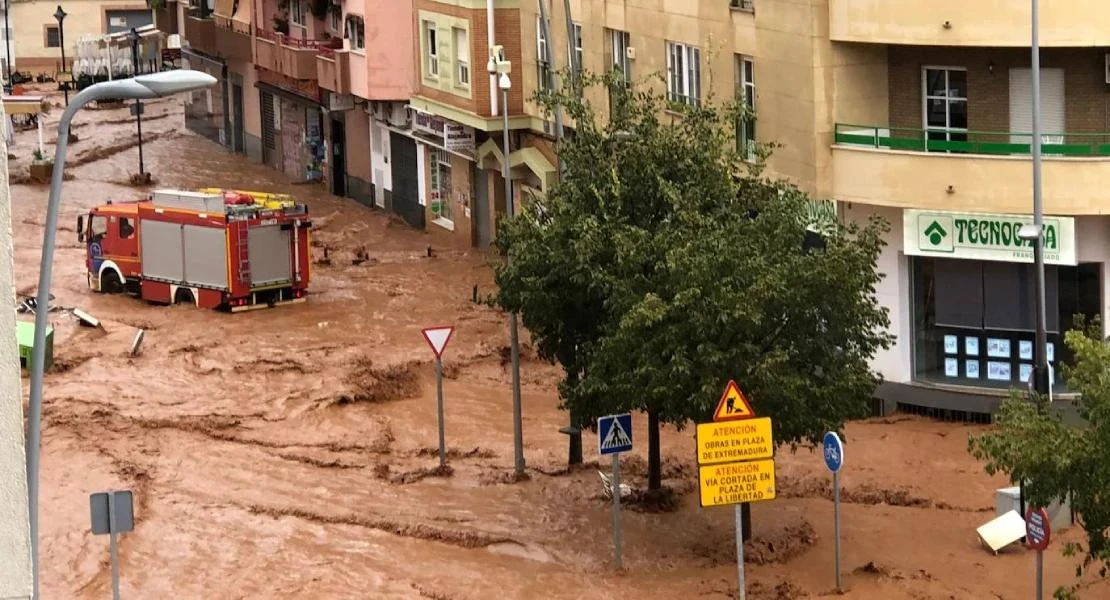 La CHG finaliza el plan para reducir el riesgo de inundaciones en Almendralejo