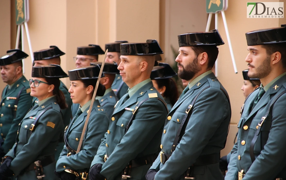 Badajoz despide al general de la Guardia Civil José Manuel Santiago Marín
