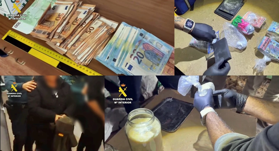 Operación antidroga en La Vera: desarticulan un grupo criminal