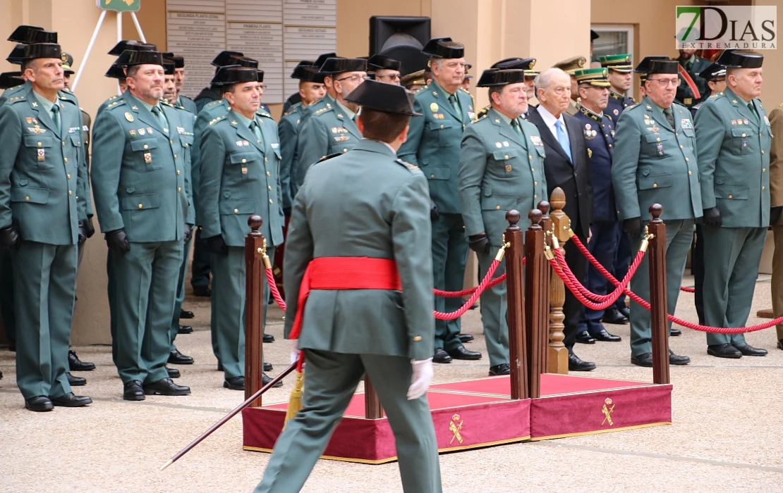 Badajoz despide al general de la Guardia Civil José Manuel Santiago Marín