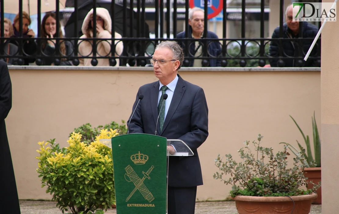 Badajoz despide al general de la Guardia Civil José Manuel Santiago Marín