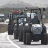 Imágenes de la tractorada en Extremadura para protestar por el acuerdo de Mercosur
