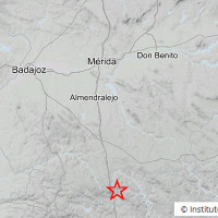 El IGN registra un terremoto en el sur de la provincia de Badajoz