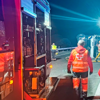 Corte total en la A-5 por un grave accidente