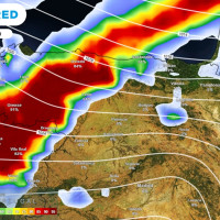 Una nueva borrasca se acerca a la península: nevadas a partir de 500 metros