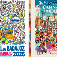 Badajoz y Cádiz sorprenden con carteles muy similares en 2026