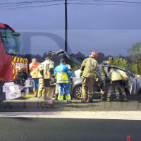 Grave accidente en la EX-110 a la altura de Valdebótoa
