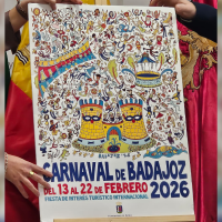 Así es el cartel del Carnaval de Badajoz 2026