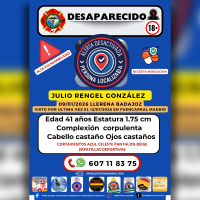 Encuentran al vecino de Llerena en paradero desconocido