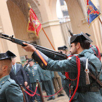 Badajoz despide al general de la Guardia Civil José Manuel Santiago Marín
